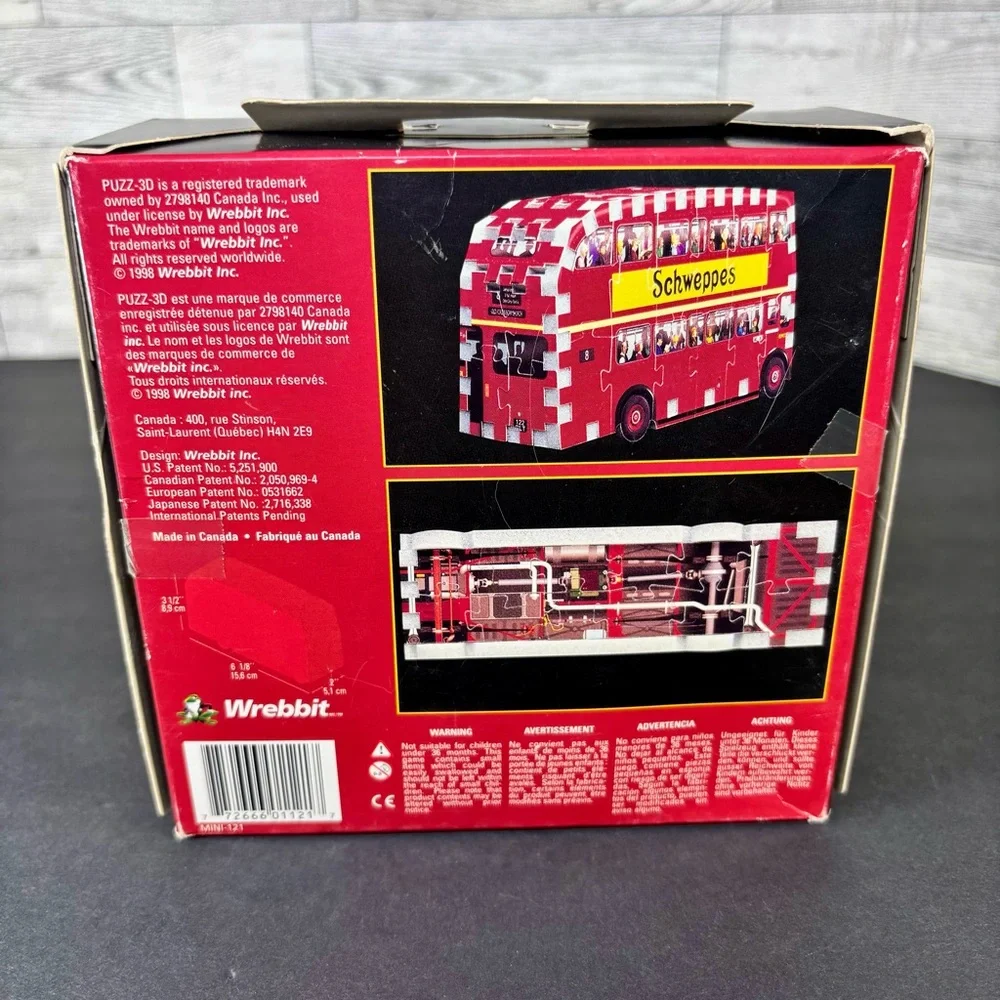 Mini Double Decker Bus Puzzle‎